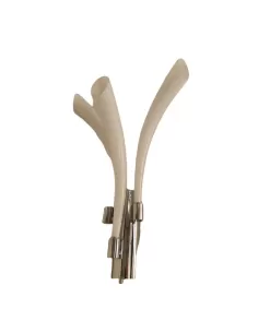 Barovier&toso 6946 fuegos artificiales aplique 3x20w g4 blanco//cromo